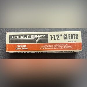 1-1/2" Pneumatic Cleats - 500 Orange Central Pneumatic Item 95305 #C-16